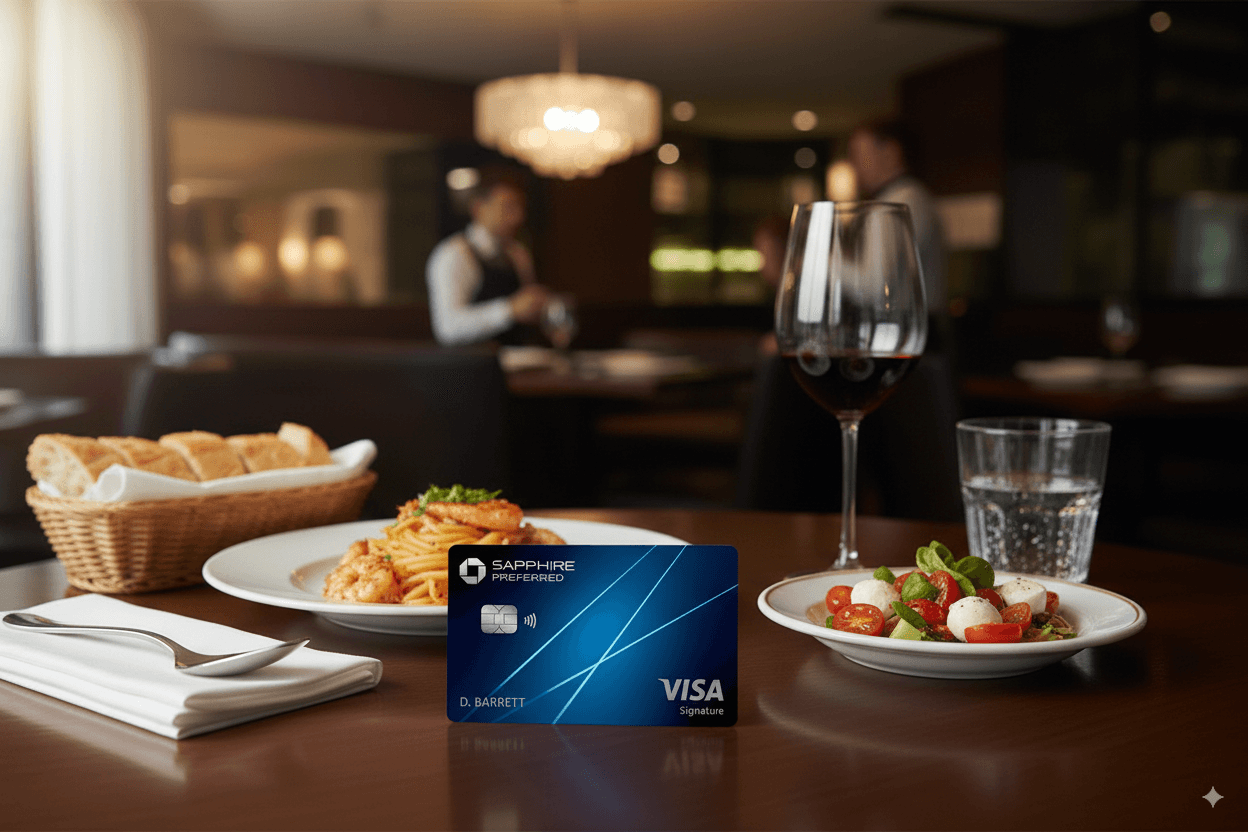 Chase Sapphire Preferred: $75 Statement Credit at Top Restaurants (September-October 2025)