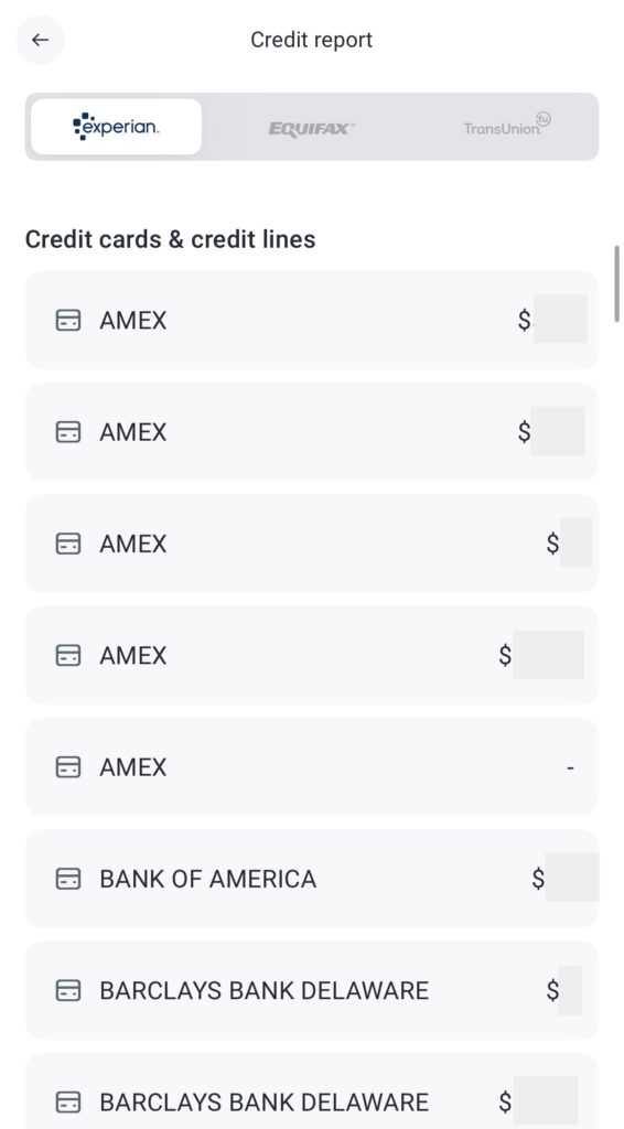 Finding 524 Status on Experian App