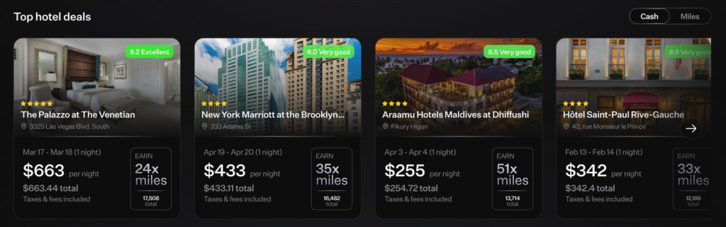 Rove Miles – earn on hotel bookings