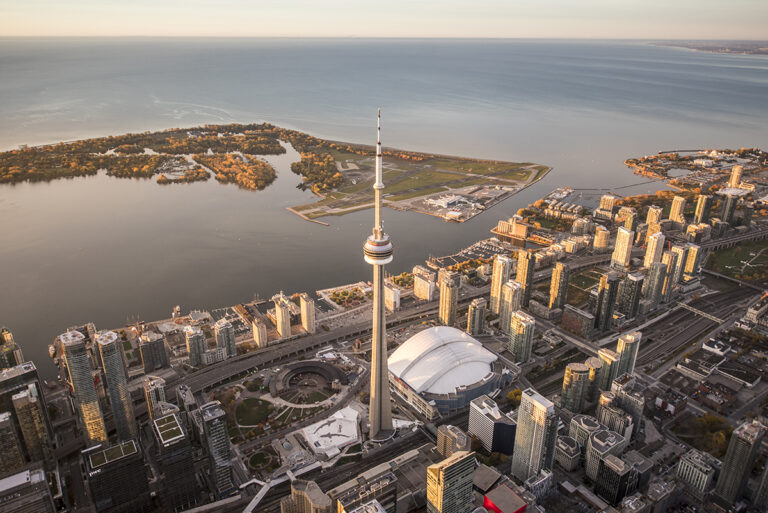 Billy Bishop airport from above