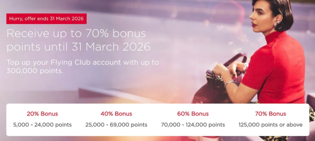 Buy Virgin Atlantic points February 2026