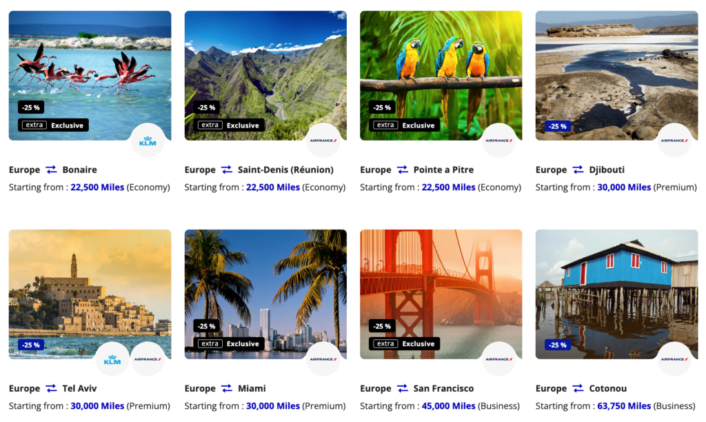 Flying Blue Extra – promo rewards (EN)