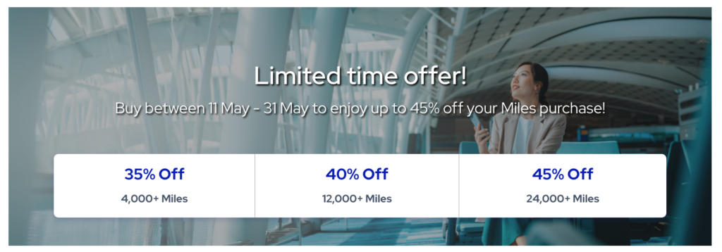 Buy Flying Blue miles May 2026 EN